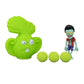 Jhesao 4 Pcs Plants Pvz Toys Action Figures Zombies Toys Mini Pvz Ice Pea Set 1 2 Series Great Gifts For Kids And Fans, Birthday