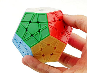 Cuberspeed Pentagonal Dodecahedron Megaminx Sculpted Stickerless Magic Cube Qiheng S Stickerless Sculpted 12 Sided Cube Megaminx Speed Cube