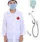 Culture Creation DC1002 Unisex Kids Doctor Coat Costumes dress for boys & girls Set of 4 (Doctor Coat, Stethoscope, Injections &