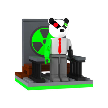 Piggy - Badgy Figure Buildable Set - Badgy Building Brick Set Series 1 - Includes Dlc