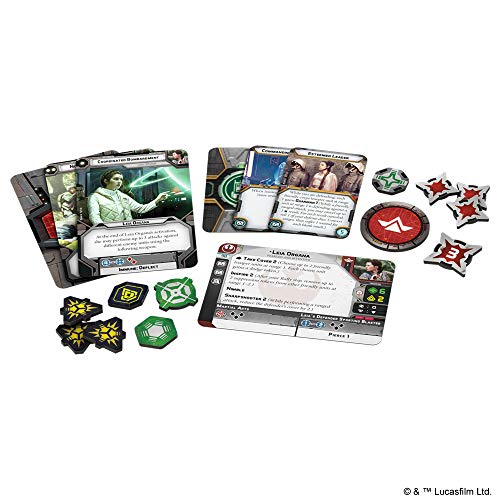 Star Wars: Legion Leia Organa Commander Expansion - Lead The Rebellion! Tabletop Miniatures Strategy Game For Kids And Adults, A
