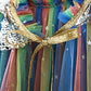 Lovely Mermaid Girls Cape Cloak Princess Shining Halloween Christmas Dress Up Birthday (Rainbow)
