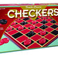 Family Classics Checkers -- With Folding Board And Interlocking Checkers By Pressman