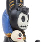 Ebros Furrybones Egyptian God Of Afterlife Anubis Figurine Small 3.25' Furry Bones Skeleton Monster Collectible Decor Statue Gothic Dod Anpu Jackal With Mummy Friend Themed Decorative Sculpture