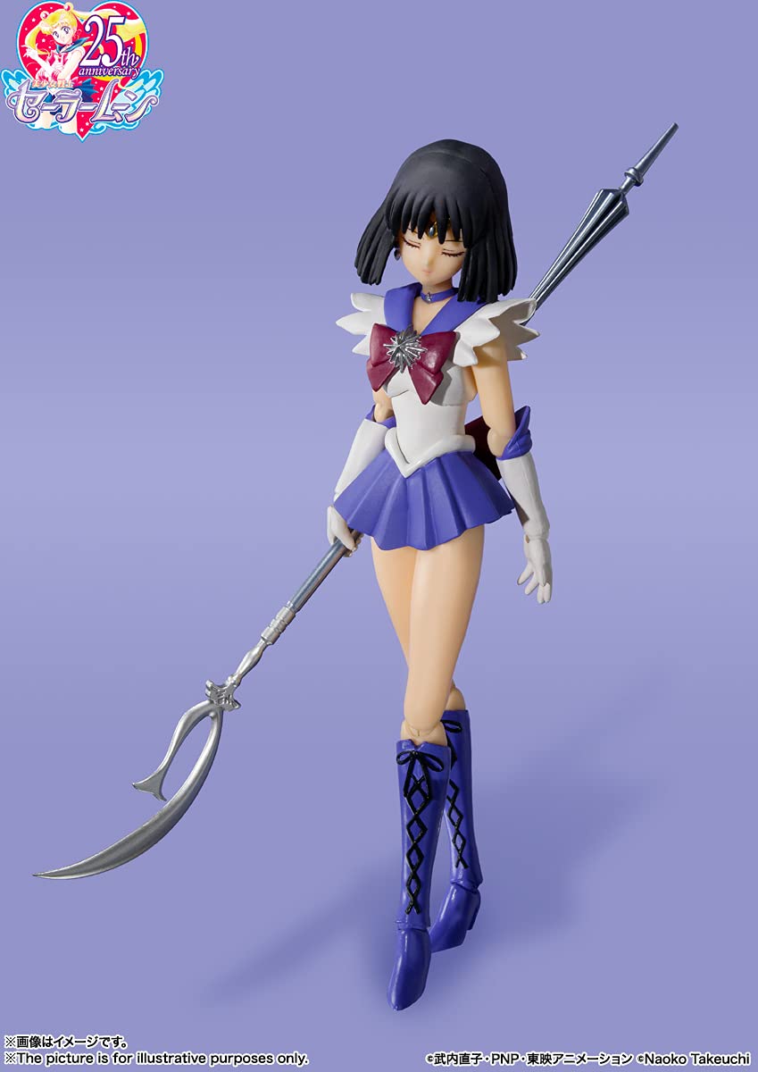 Tamashii Nations - Pretty Guardian Sailor Moon S - Sailor Saturn -Animation Color Edition, Bandai Spirits S.H.Figuarts Action Figure