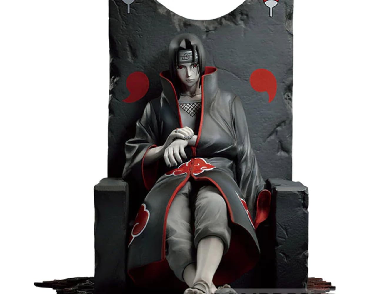 Banpresto Naruto Shippuden Dioramatic Uchiha Itachi Statue, Multicolor, Model BAN19199, Plastic Collectible Figure