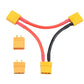 Wmycongcong 1 Pair Xt90 Male Female Battery Connector And 1 Pcs Xt90 Battery Series Connector 10 Gauge Wire For Rc Battery Helic