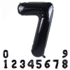 Toniful 40 Inch Black Large Numbers Balloons0-9,Number 7 Digital 7 Helium Balloons,Foil Mylar Big Number Balloons For Birthday P