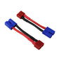 rflaueo 4pcs T-plug Style to EC3 Male Female RC Connector Adapter with 14awg 2inch Wire(E08-4)