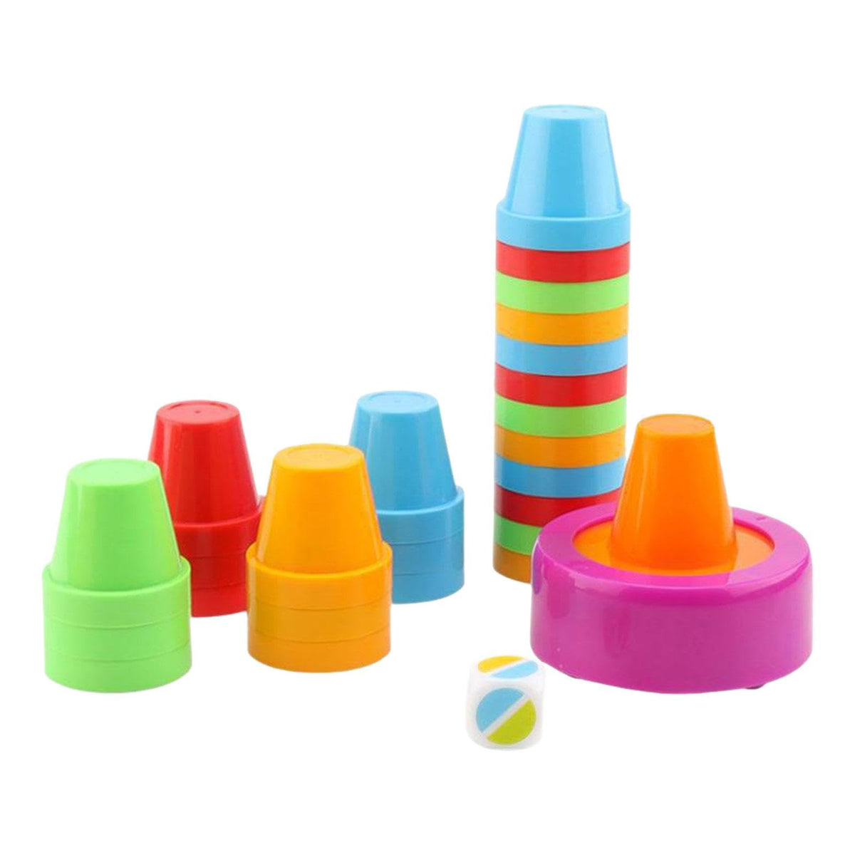Calandis 24X Baby Stacking Cup Party Favor Nesting Stack Cups Children Ages 03 Years | Developmental Baby Toys | Toys For Baby