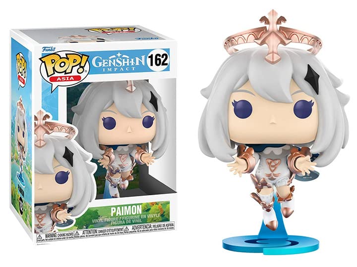 Pop Genshin Impact - Paimon Funko Vinyl Figure (Bundled With Compatible Box Protector Case), Multicolor, 3.75 Inches
