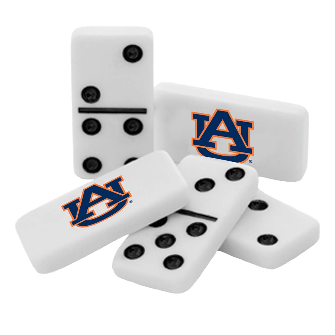 Masterpieces Ncaa Auburn Tigers Collector Edition Double Six Dominoes