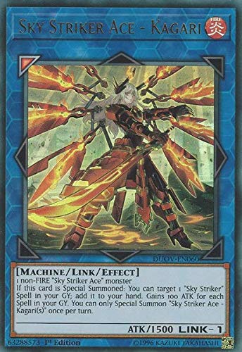 Sky Striker Ace - Kagari (Alternate Art) - Duov-En060 - Ultra Rare - 1St Edition