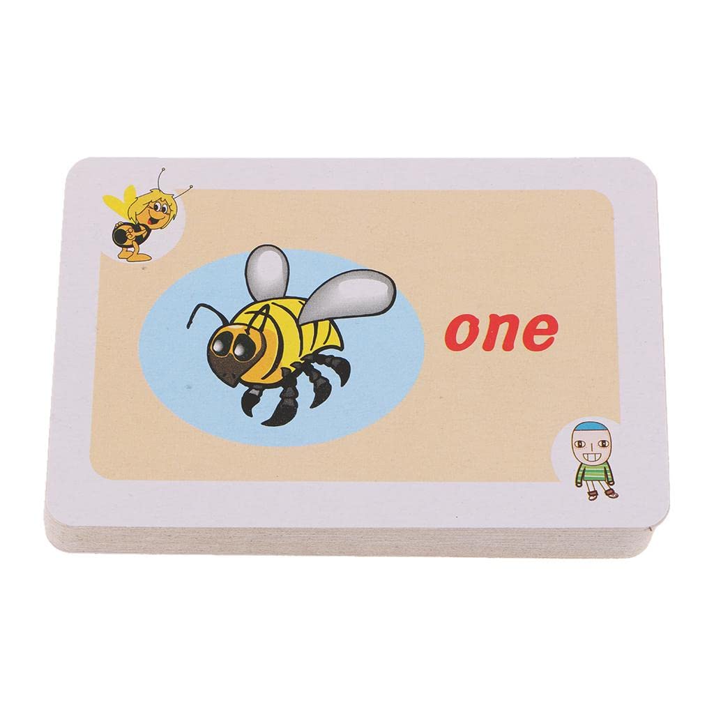 Heavenglow 36 Pieces Preschool Al Sight Word Flash Cards Picture Word Card #5