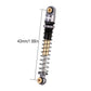 INJORA 43mm Aluminum Shocks Threaded Tele Shock Absorber Damper for 1/24 RC Crawler Car Axial SCX24 AXI90081 Deadbolt Micro Craw