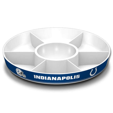 Fremont Die Nfl Indianapolis Colts Party Platter, 14.5'' Diameter, 14.5'' Diameter, White/Team Colors