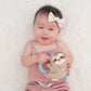 Itzy Ritzy - Ritzy Rattle Pal With Teether - Baby Teething Toy Features A Minky Plush Character, Gentle Rattle Sound & Soft Teether Toy For Newborn (Sloth)
