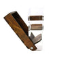 C4Labs Portable Draw Bridge Dice Tower - Walnut - Acrylic - Model DRWBRG-TWR-CLSC