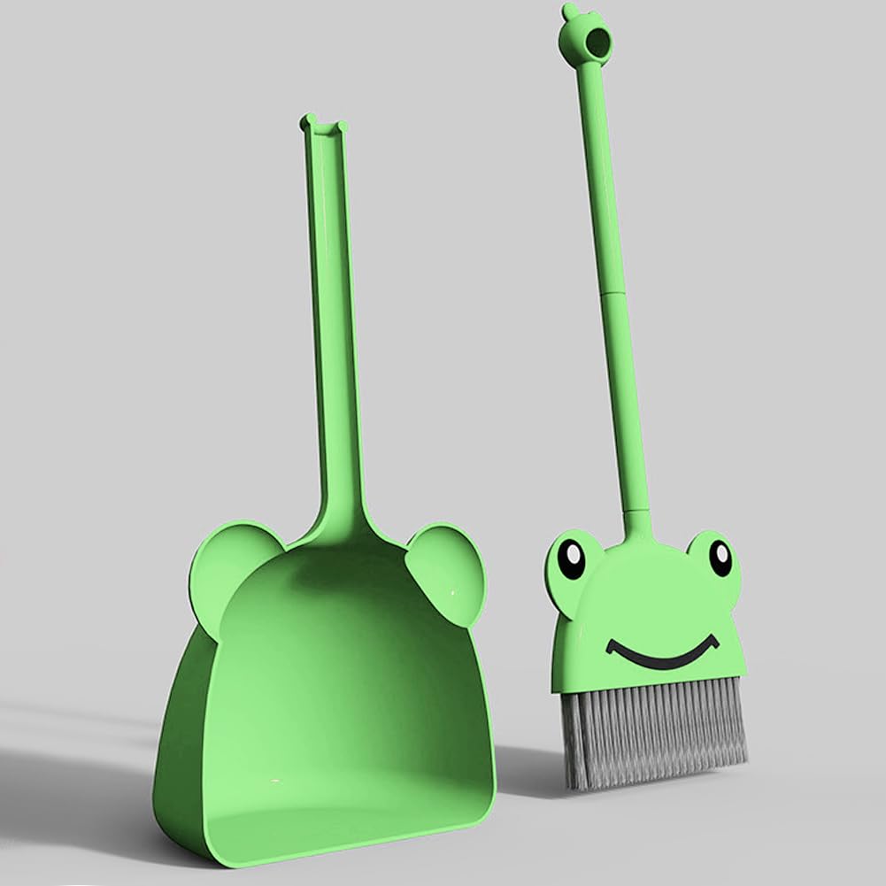 Mini Broom With Dustpan For Kids,Boys Girls Small Cleaning Set, Combo Pretend Play Toys Toddler Little Housekeeping Helper Set