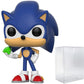 POP Sonic The Hedgehog - Sonic with Emerald Funko Vinyl Figure (Bundled with Compatible Box Protector Case)