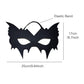 SOUTHSKY Halloween Costume Mask Black EyeMask Half Face Mask For,Batgirl,Batboy,Cosplay Party