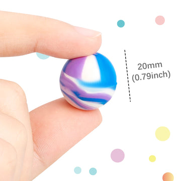 Pllieay 264 Pieces Bouncy Balls In Bulk, 3 Style Random Small Rubber Bouncy Balls For Kids Party Favors, 20Mm/0.78Inch Neon Bouncing Balls For Gift Bag Filling And Vending Machines