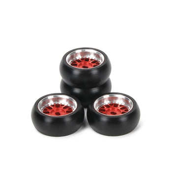 RCAWD RC Rims and Tires for 1/28 Wltoys Kyosho Mini-Z, Mini-Q, Mini-D, K969 K989 P929 Drift Rally Upgrades, No More Glue RC Whee