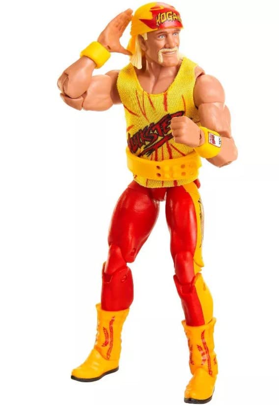 WWE Elite Legends Hulk Hogan 6-inch Articulated Action Figure - Plastic Collectible