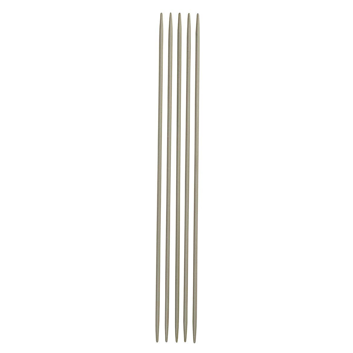 Prym INOX Strumpf- und Handschuhstricknadeln 15cm - 30cm, 4,0/30cm