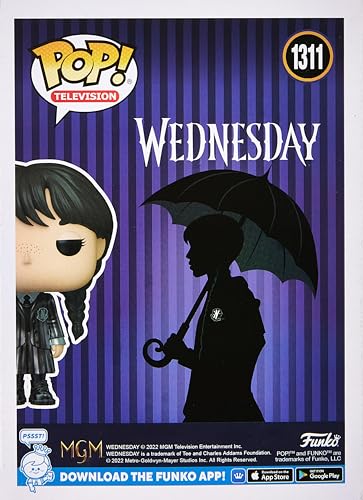 Funko Pop Wednesday Addams 1311 Metallic Hot Topic limited availability