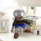 Jhesao 12' Pvz Plush Zombies Brown Coat Toys Normal Zombies Pvz 1 2 Stuffed Soft Doll Gray Zombies New