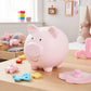 Kate & Milo Ceramic Piggy Bank - Pink, One Size, Ideal for Kids, Perfect Nursery Décor & Gift (Model 94113)
