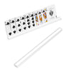 Playing Card Holders 13.4 Inches Clear Acrylic Solid Card Holder For Playing Card Games (2 Pcs., Clear)