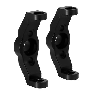 INJORA Black Brass Caster Blocks C-Hubs 4g Front Counterweight for 1/18 RC Crawler TRX4M Upgrade Parts,2pcs