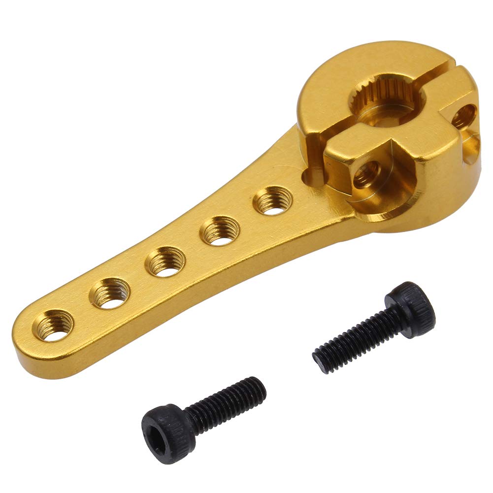 Aluminum 25T Servo Horn Steering Clamping Arm For Futaba Savox Power Hd Xcore 1/8 1/10 Rc Crawler Motor