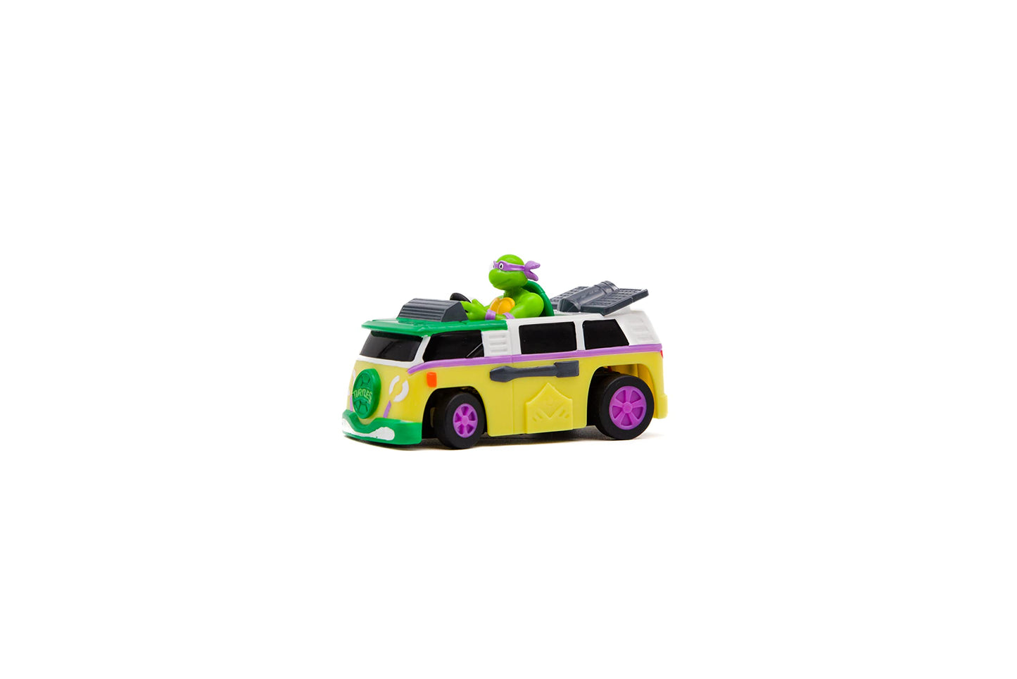 Teenage Mutant Ninja Turtles 3" Micro Shell Racer RC Vehicle, Donatello, 2.4 GHz, Clear Plastic, Ages 5+, Model 71032