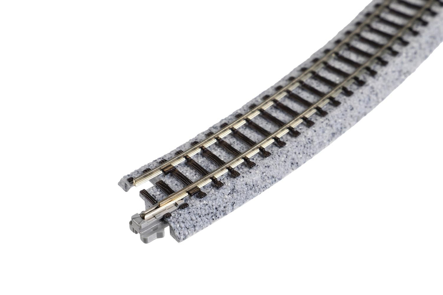 Kato USA Model Train Products Unitrack, 315mm (12 3/8'') Radius 45-Degree Curve Track (4-Piece)