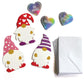 Playhouse Sweet Gnome Heart Sticker 28 Card Super Valentine Exchange Pack for Kids