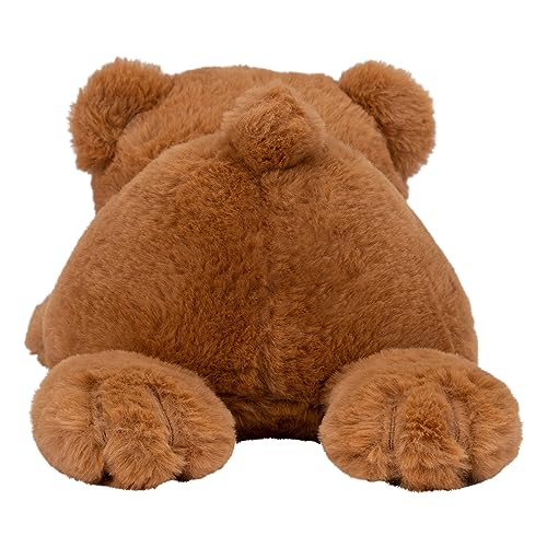 Russ Brown Sleeping Plush - 14-Inch Weighted Sleeping Plush Teddy Bear