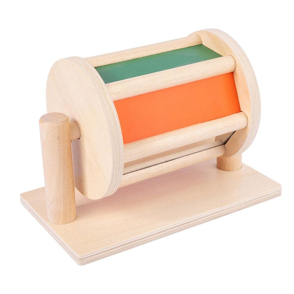 The Style Sutra Montessori Toys Textile Drum Toys Mirror And Bell Wooden Educational Toys