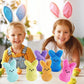 BOMBPARK 12PCS Cute Bunny Plush Toys,Easter Basket Stuffers Toys for Kids,Bunny Stuffed Animals,Easter Party Favors Gift for Gir
