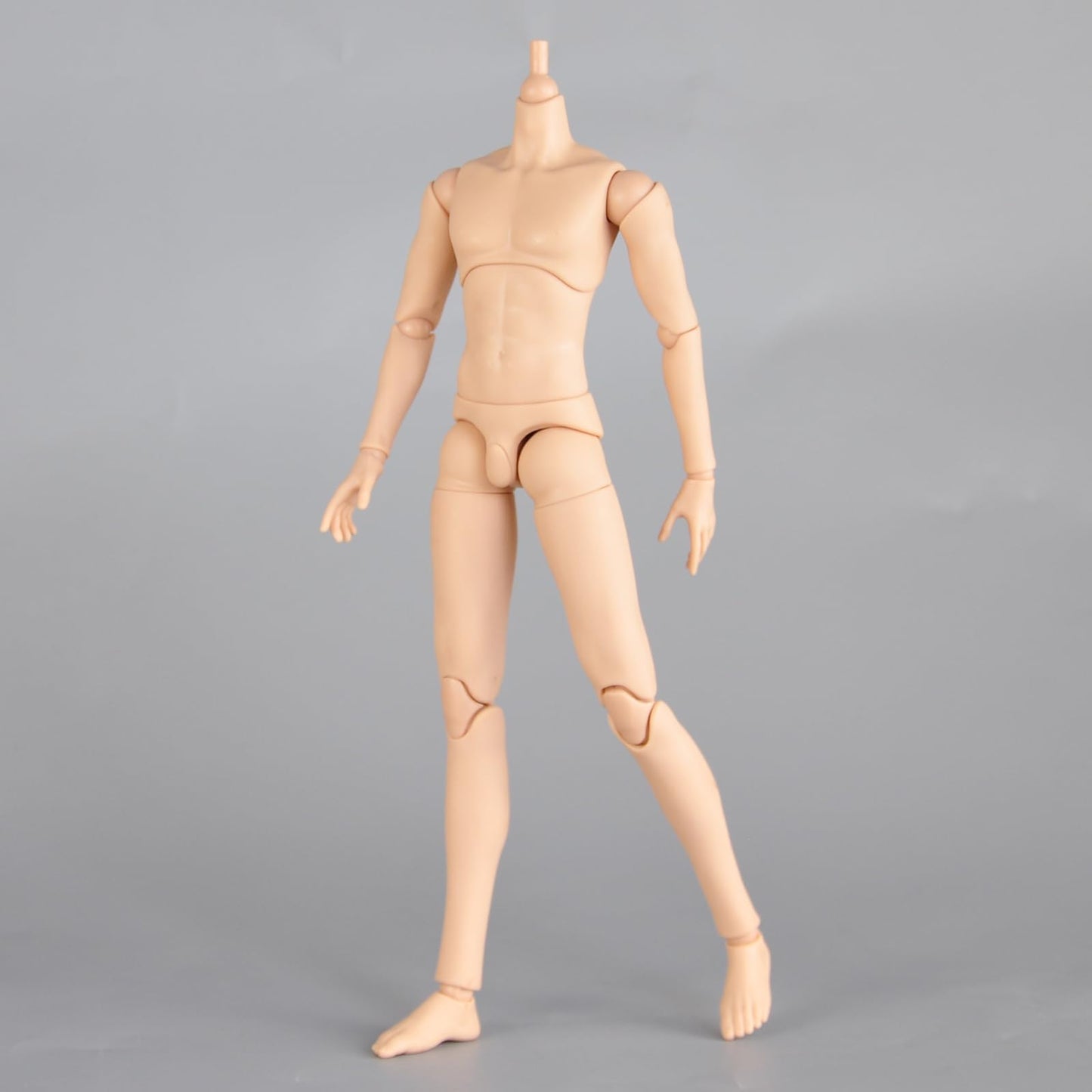Ymy23 25 Male Doll Body Compatible With Ob22 Ob24 Gsc Bjd Doll Head Diy Drawing Mannequin Action Figure Models(Light Tan-9.25 In