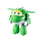Super Wings Transforming Mira Toy Airplane Figure - 5 Green Scale - Fun Gift for 3-5 Year Old Boys and Girls by AlphaToys