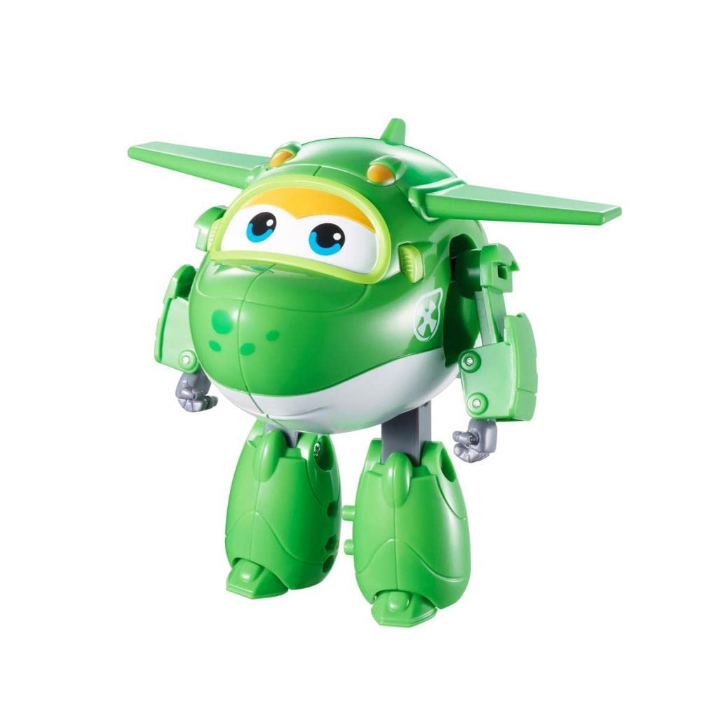 Super Wings Transforming Mira Toy Airplane Figure - 5 Green Scale - Fun Gift for 3-5 Year Old Boys and Girls by AlphaToys