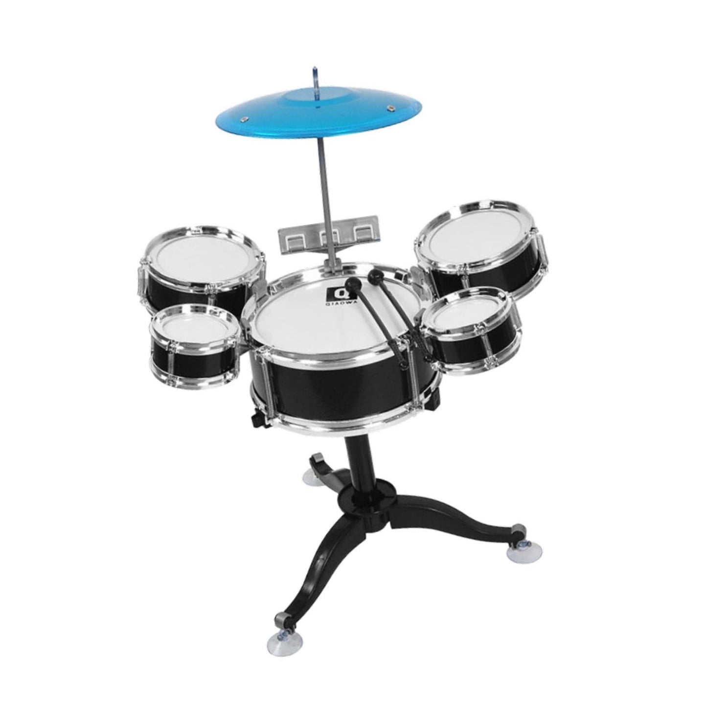 Snappsy Kids Drum Set Compact Jazz Drum Kit For Boys Girls Concert Stage Performance Black|Musical Instruments & Gear | Percussi