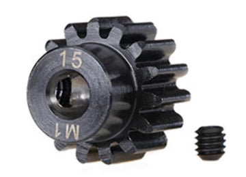 Traxxas 6487R 15-Tooth Mod-1 Machined Steel Pinion Gear