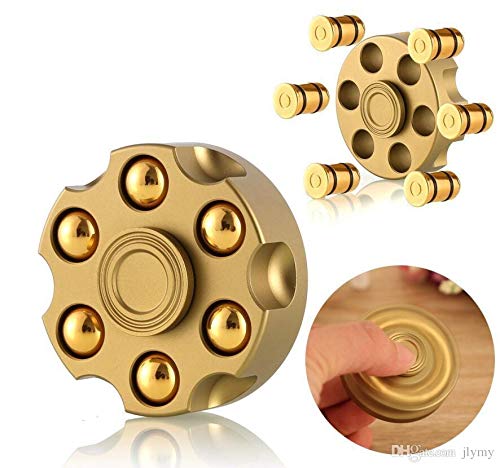 Umnodobn Alloy Metal Fidget Spinners Toy for Kids mature-themeds- Cool Sensory Handheld Finger Hand Cube Spiner for Stress Relief  Desk Toys Gift for Office  Holiday Stocking Stuffer  Chirstmas Present Gold