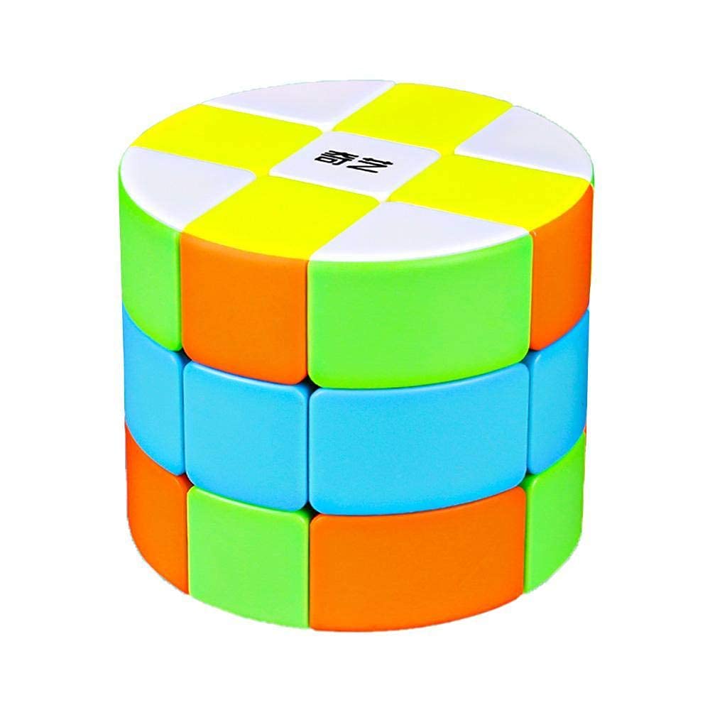 D Eternal Cylinder Cube 3X3X3 Barrel High Speed Stickerless Magic Cube, Kid'S Puzzle Cube, 1 Count, 6 Cm X 5 Cm, Age 3+