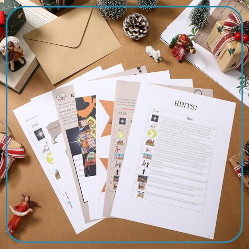 Gaillty Christmas Bible Escape Room Game for Families Bethlehem Advent Adventure Family Games Night Birthday Party Solve Unique