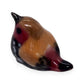 Witnystore Tiny ? Inch Red Avadavat Strawberry Finch Bird Figurine - Miniature Hand Made Painted Ceramic Birds Aves Colorful Por